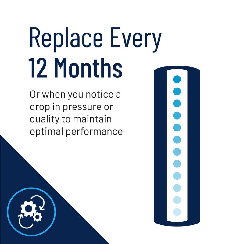 Pentek Pentair Pentek EPM-20BB Big Blue Carbon Water Filter, 20-Inch, Whole House Modified Epsilon Carbon Block Replacement Cartridge with Bonded Powdered Activated Carbon (PAC) Filter, 20" x 4.5", 10 Micron - Image 3